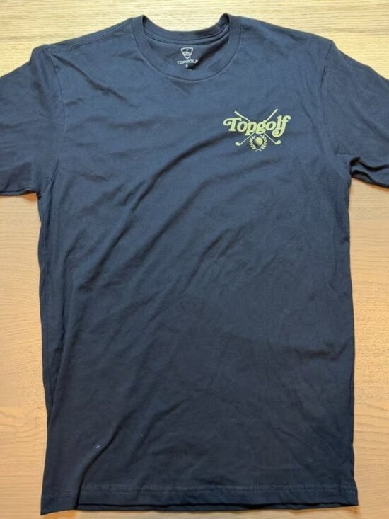 Tops - Top Golf Tee Shirt Unisex Small Navy